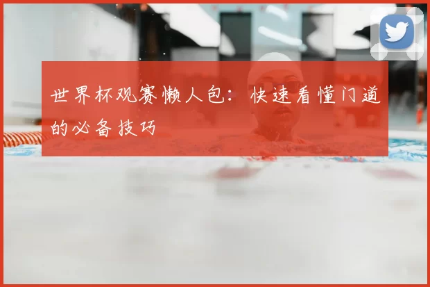 世界杯观赛懒人包:快速看懂门道的必备技巧