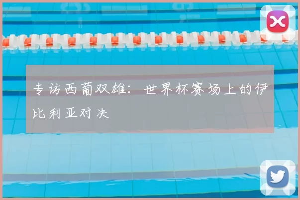 专访西葡双雄：世界杯赛场上的伊比利亚对决