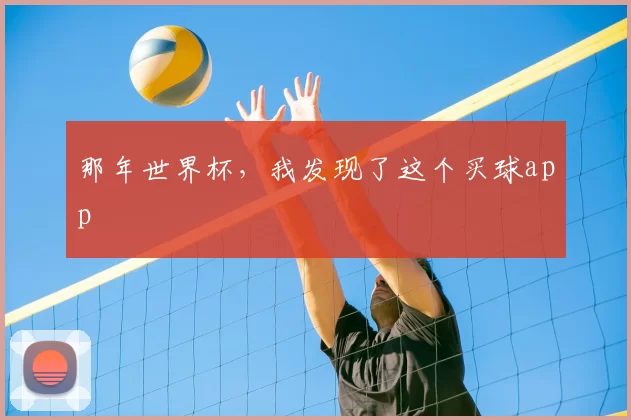 那年世界杯，我发现了这个买球app