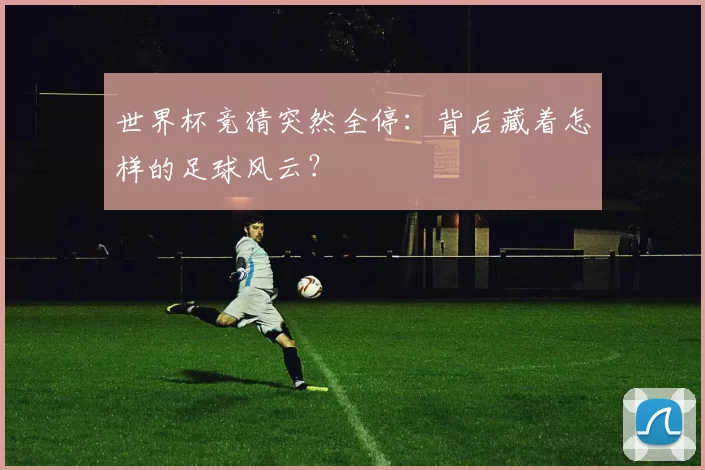 世界杯竞猜突然全停:背后藏着怎样的足球风云?