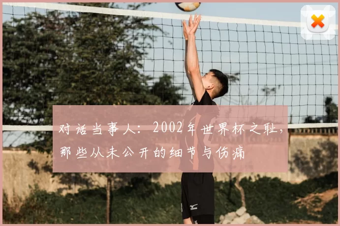 对话当事人:2002年世界杯之耻,那些从未公开的细节与伤痛